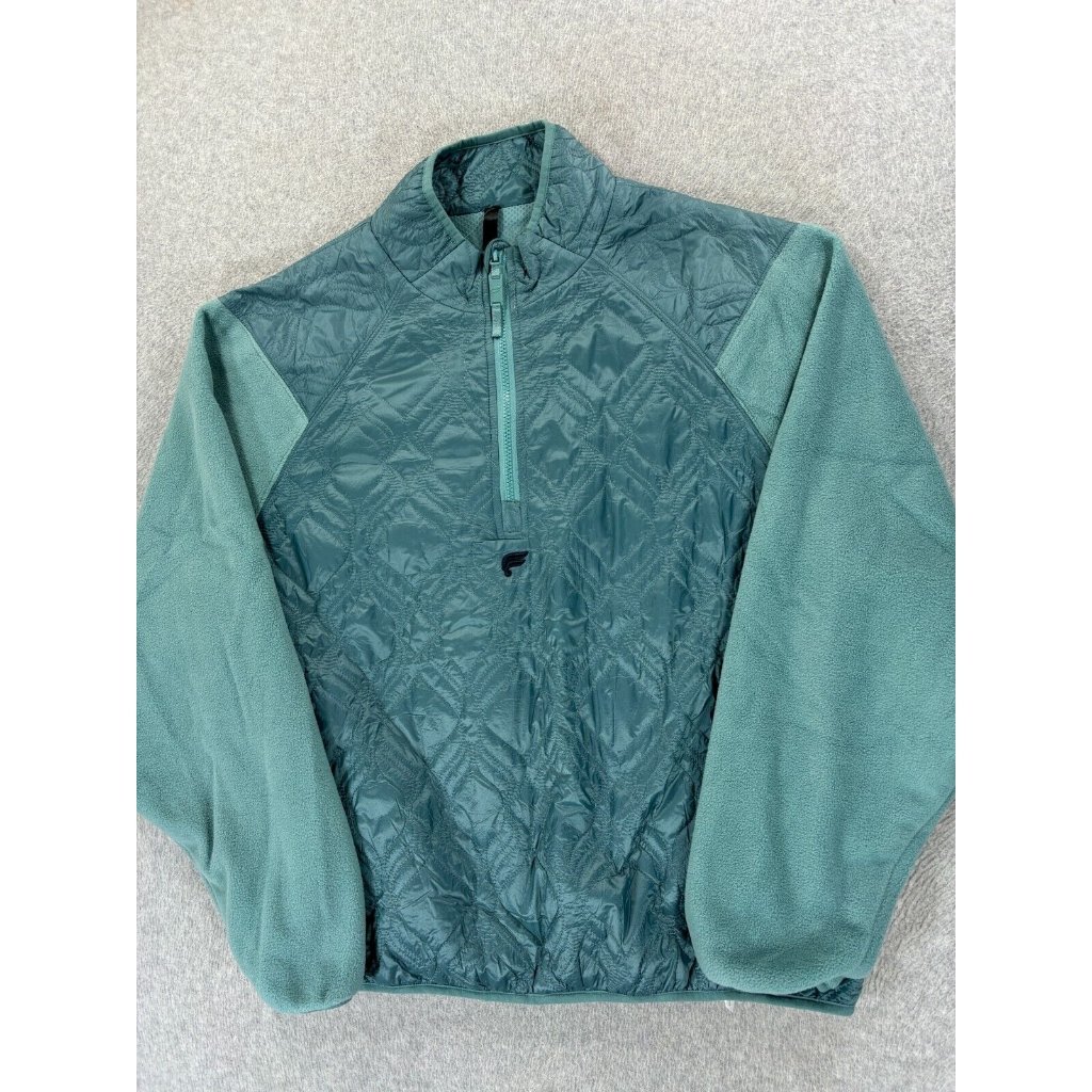 Fabletics Half Zip Nylon Athletic Pullover Jacket (Men's 2xl) Teal